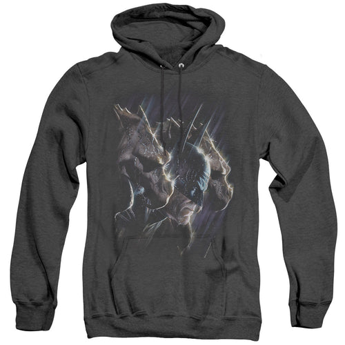 Batman Gargoyles Heather Mens Hoodie Black