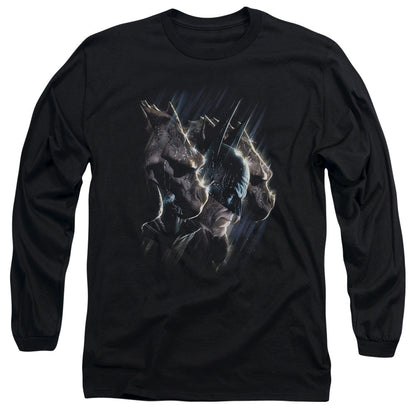 Batman Gargoyles Mens Long Sleeve Shirt Black