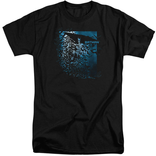 Batman Bat Among Bats Mens Tall T Shirt Black
