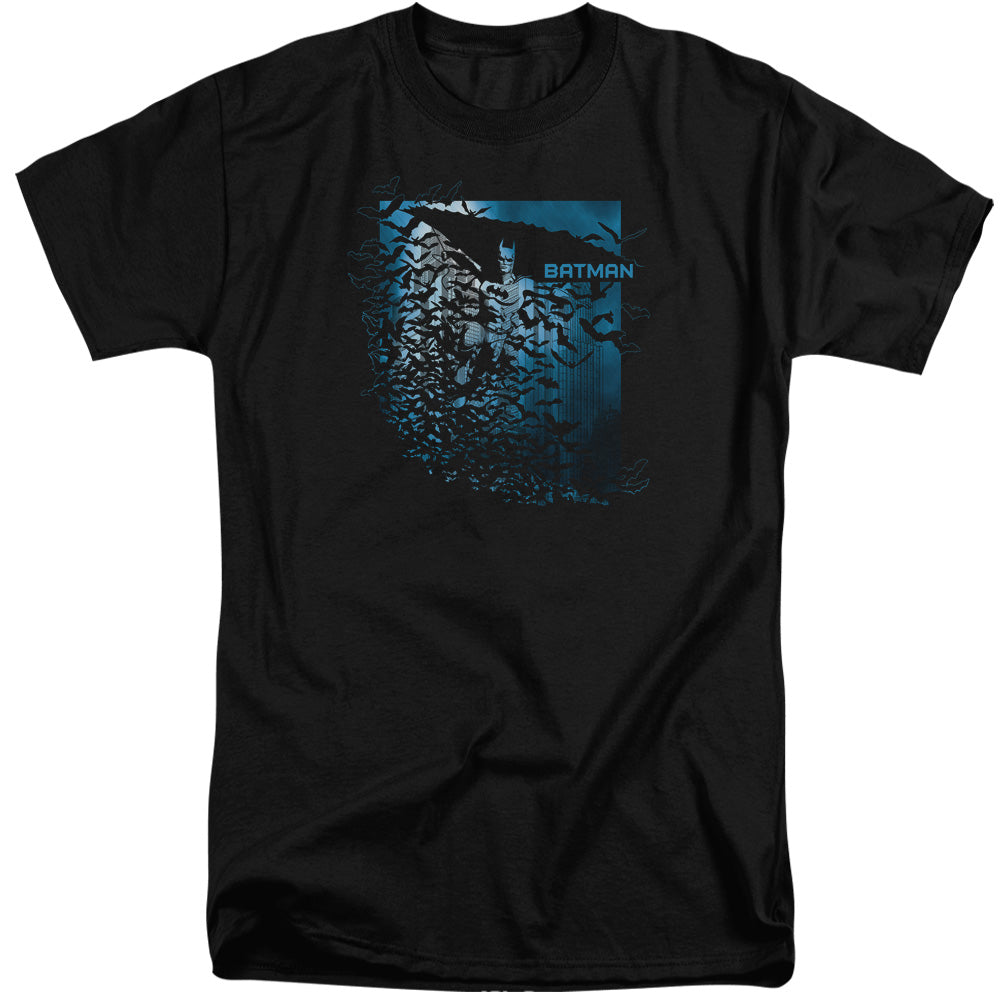 Batman Bat Among Bats Mens Tall T Shirt Black