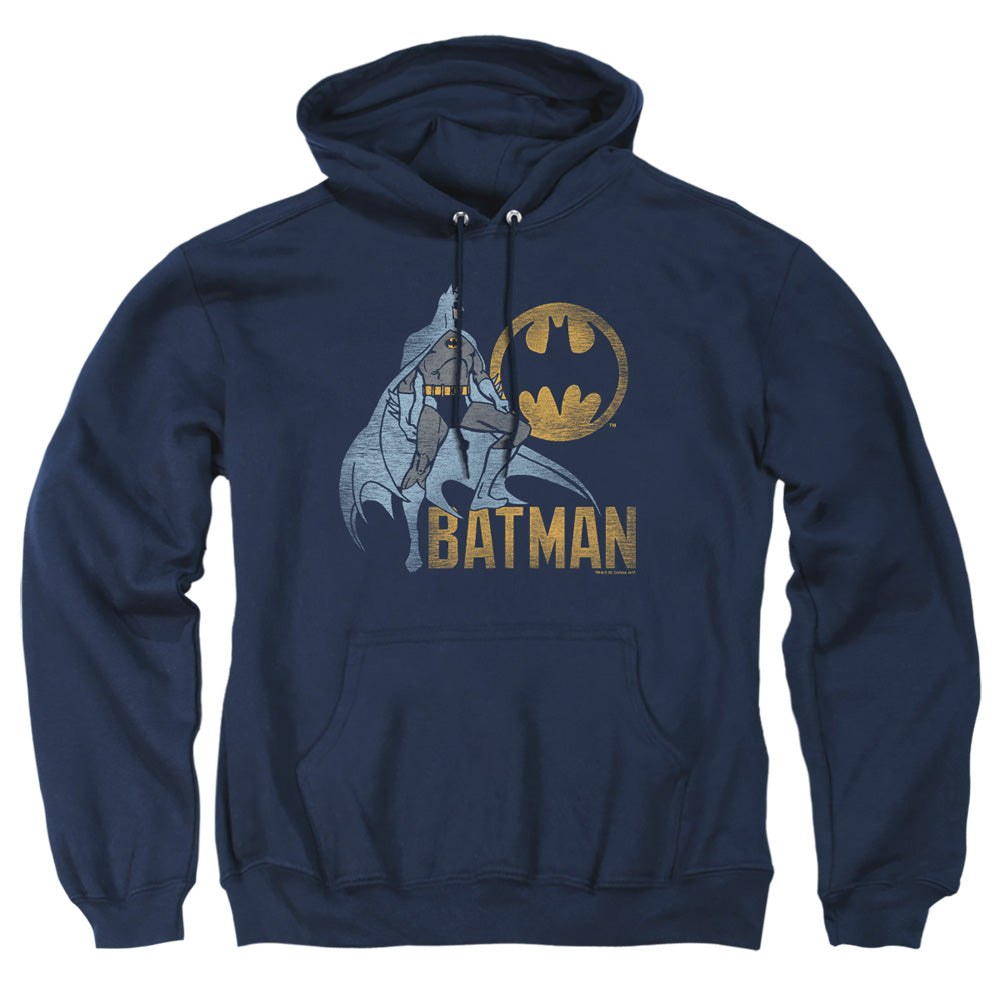 Batman Knight Watch Mens Hoodie Navy
