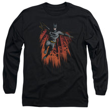 Load image into Gallery viewer, Batman Majestic Mens Long Sleeve Shirt Black
