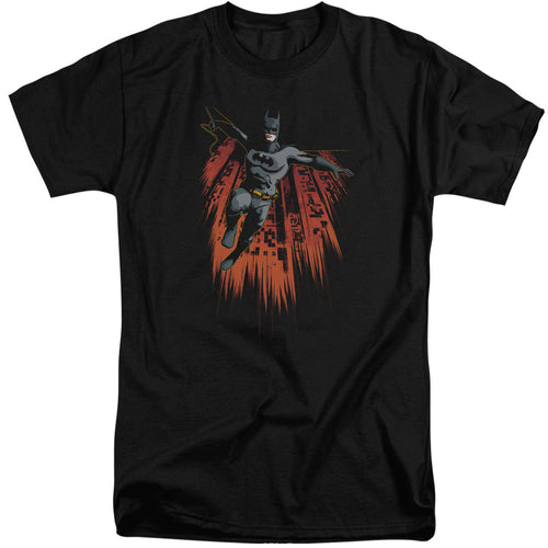 Batman Majestic Mens Tall T Shirt Black