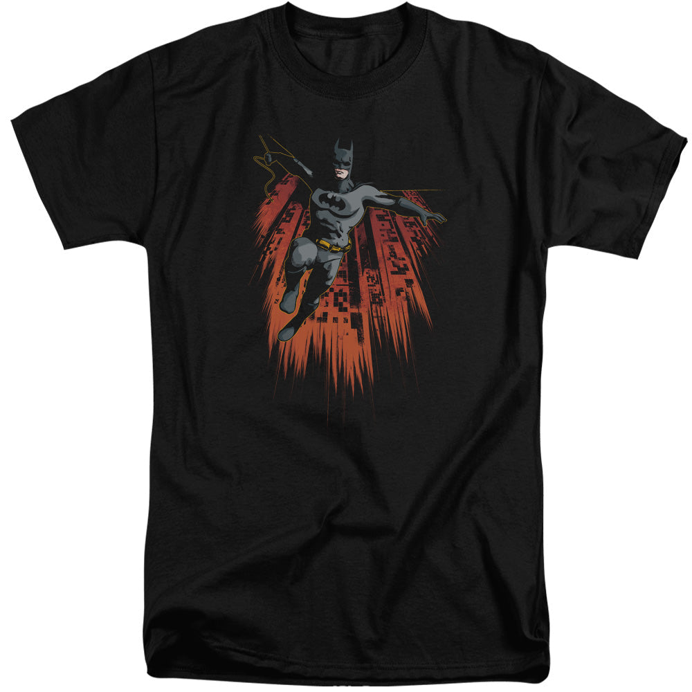 Batman Majestic Mens Tall T Shirt Black