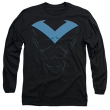 Load image into Gallery viewer, Batman Nightwing Uniform Mens Long Sleeve Shirt Black
