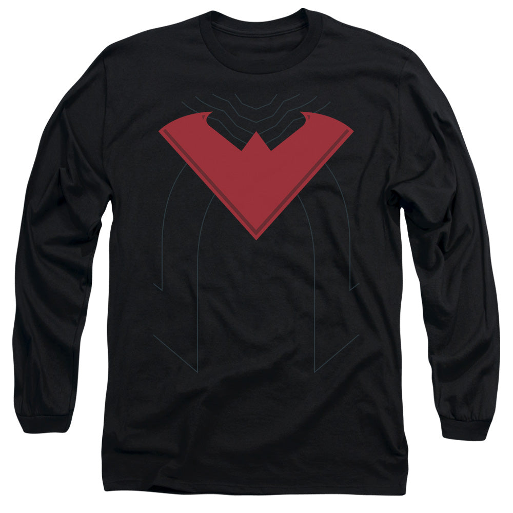 Batman Nightwing 52 Mens Long Sleeve Shirt Black