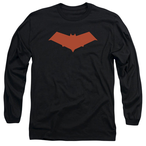 Batman Red Hood Mens Long Sleeve Shirt Black