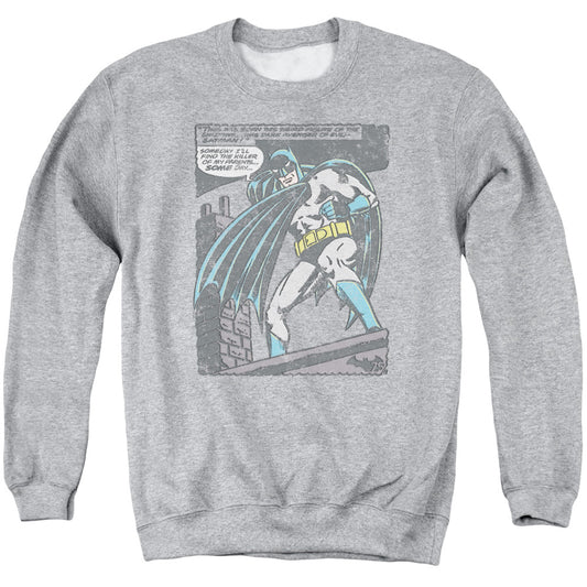 Batman Bat Origins Mens Crewneck Sweatshirt Athletic Heather