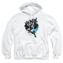 Load image into Gallery viewer, Batman Batarang Throw Mens Hoodie White
