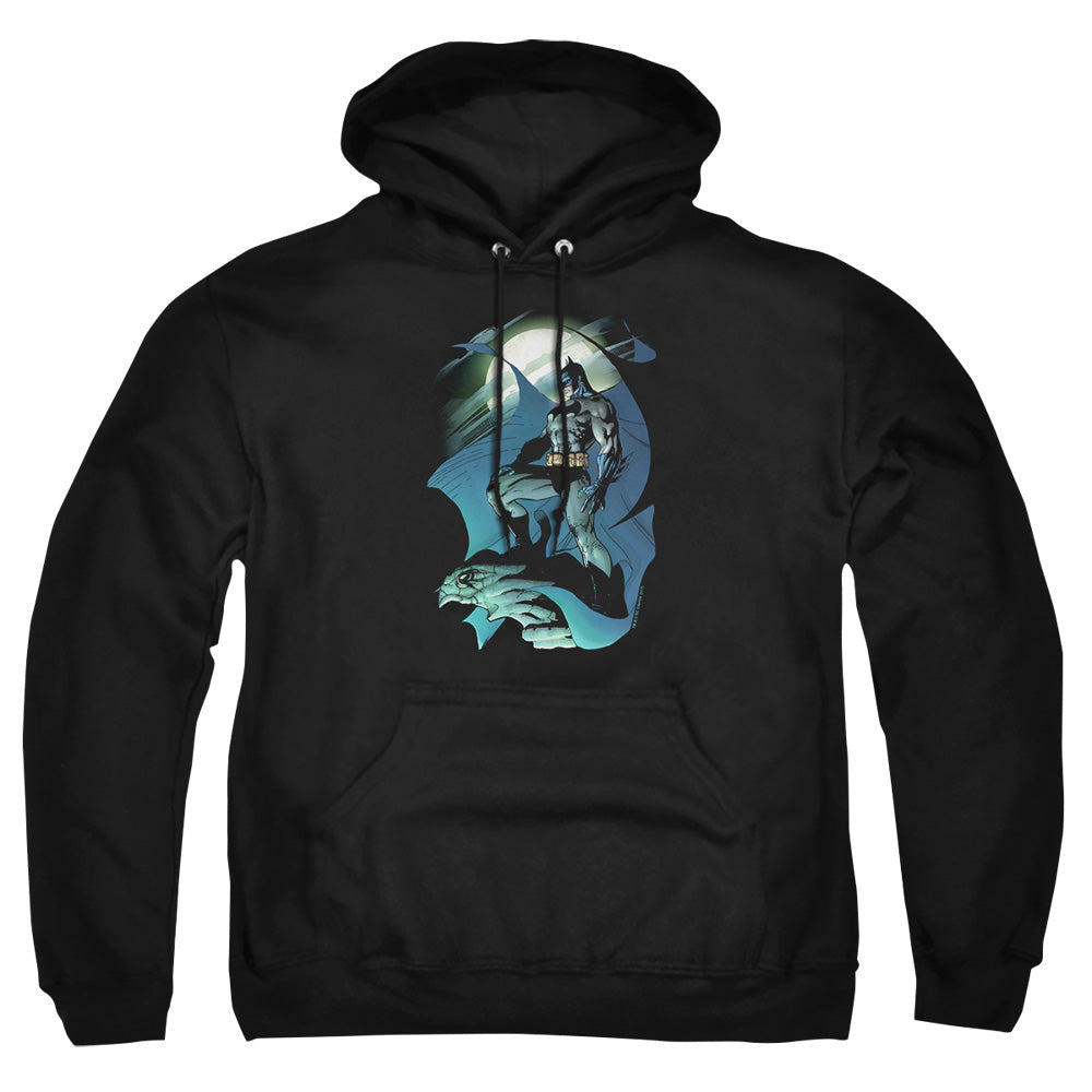 Batman Glow Of The Moon Mens Hoodie Black