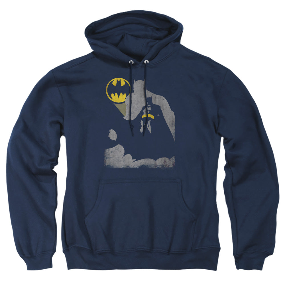 Batman Bat Knockout Mens Hoodie Navy