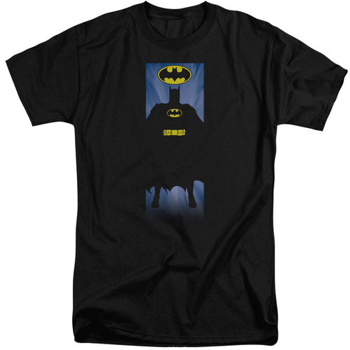 Batman Batman Block Mens Tall T Shirt Black