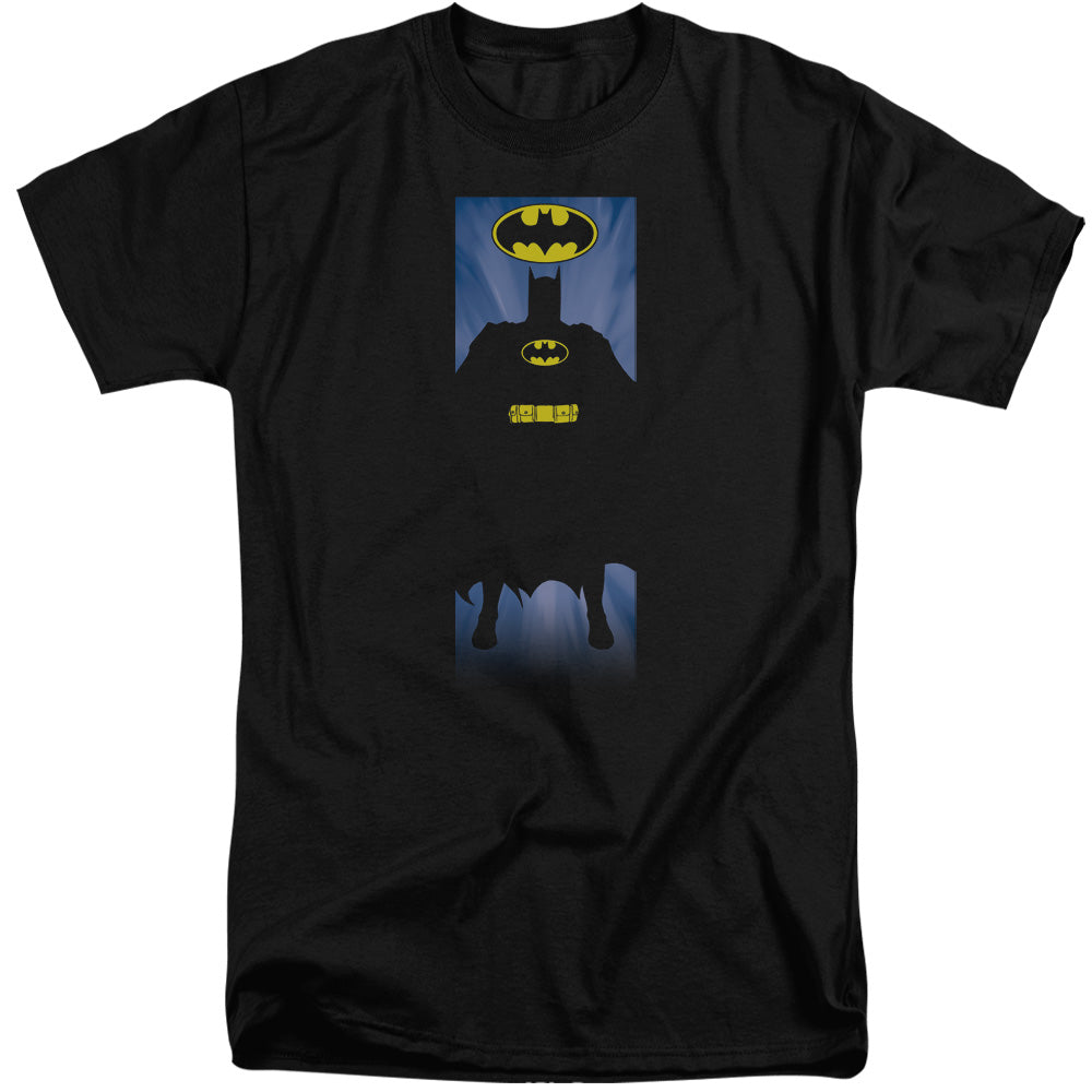 Batman Batman Block Mens Tall T Shirt Black