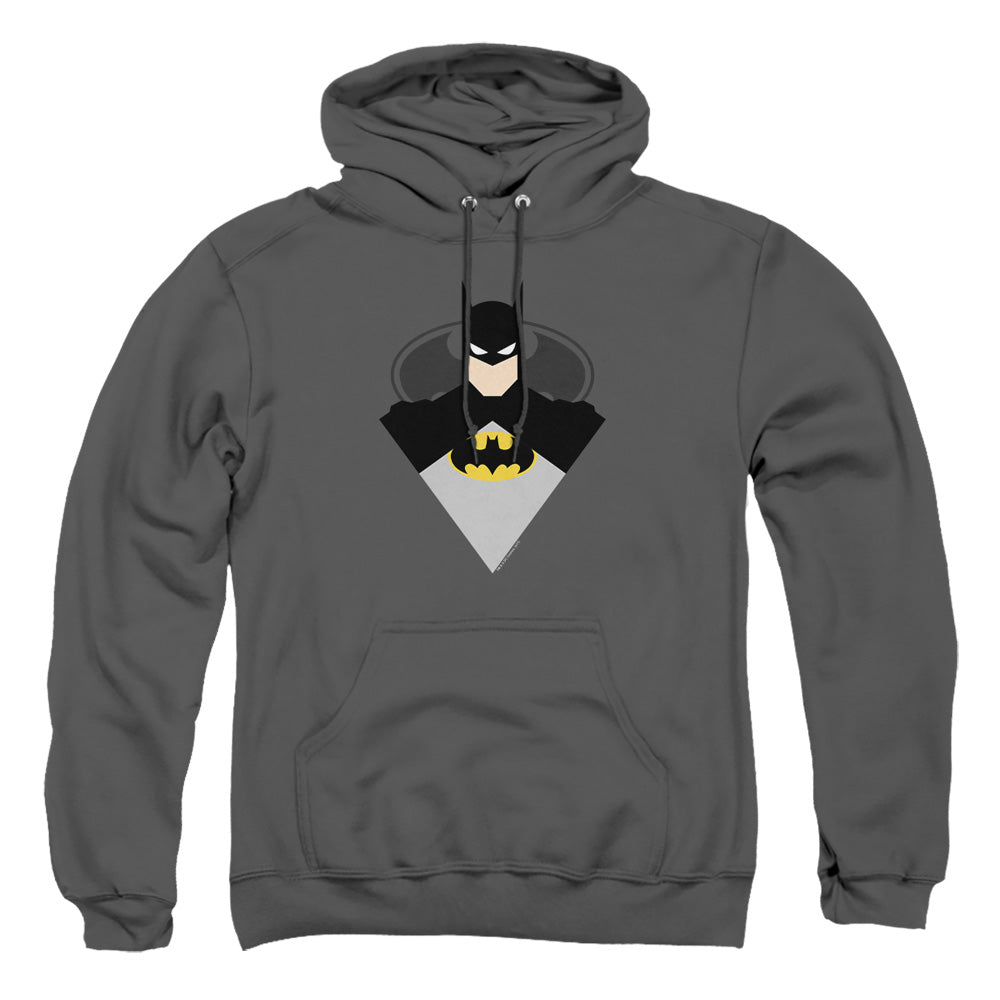 Batman Simple Bat Mens Hoodie Charcoal