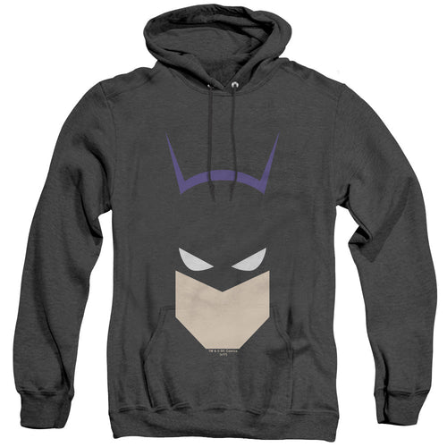 Batman Bat Head Heather Mens Hoodie Black