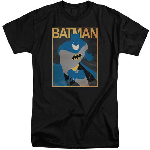 Batman Simple Bm Poster Mens Tall T Shirt Black