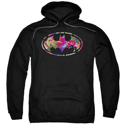 Batman Hawaiian Shield Mens Hoodie Black