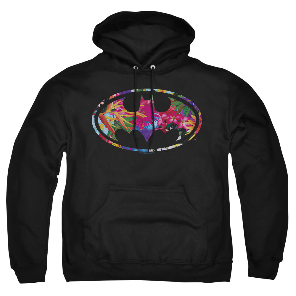 Batman Hawaiian Shield Mens Hoodie Black