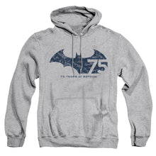 Load image into Gallery viewer, Batman 75 Year Collage Mens Hoodie Athletic Heather
