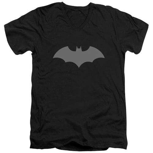 Batman 52 Black Mens Slim Fit V Neck T Shirt Black