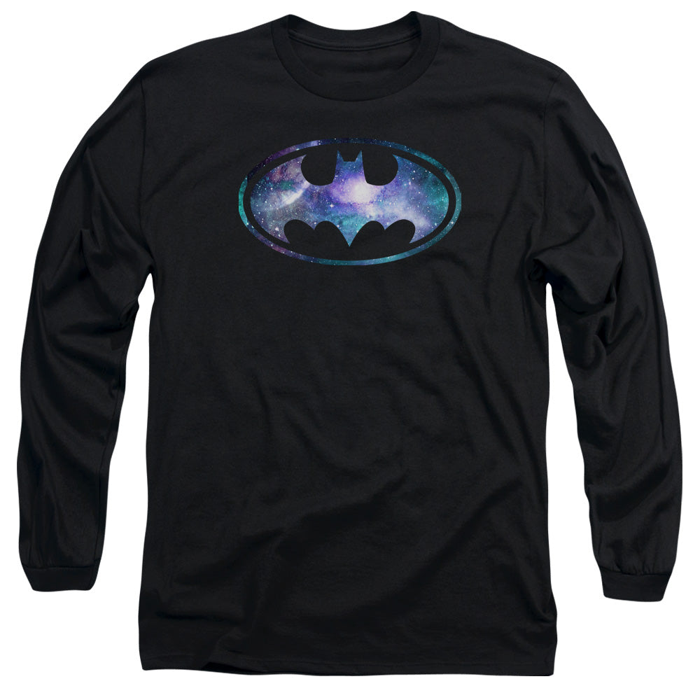 Batman Galaxy 2 Signal Mens Long Sleeve Shirt Black