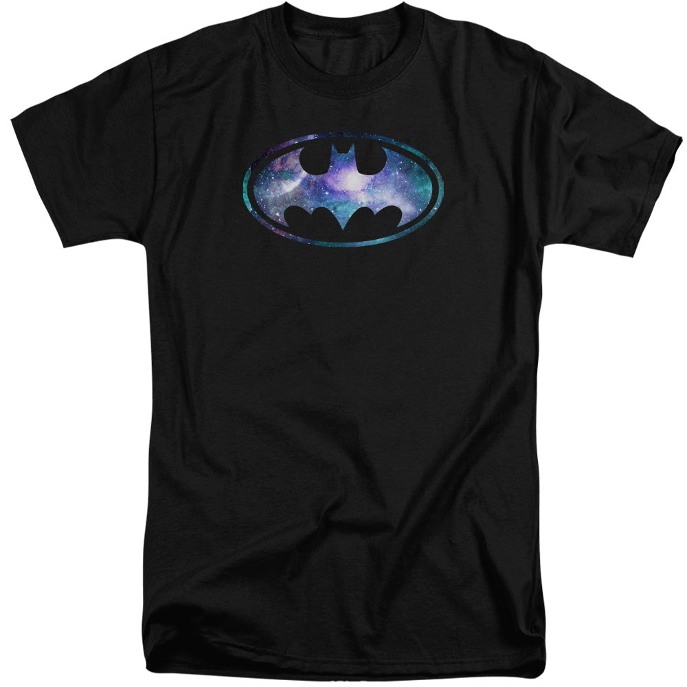 Batman Galaxy 2 Signal Mens Tall T Shirt Black