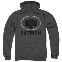 Load image into Gallery viewer, Batman Mask In Oval Mens Hoodie Charcoal
