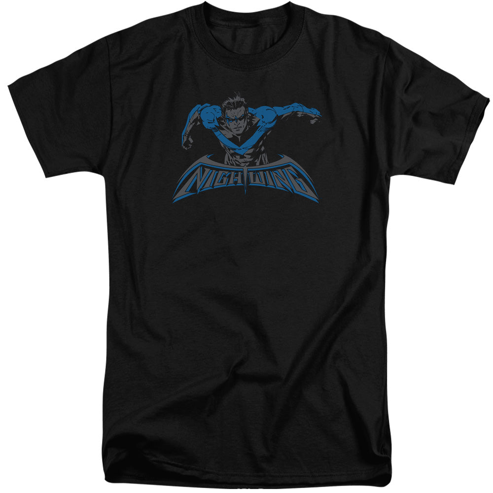 Batman Wing Of The Night Mens Tall T Shirt Black