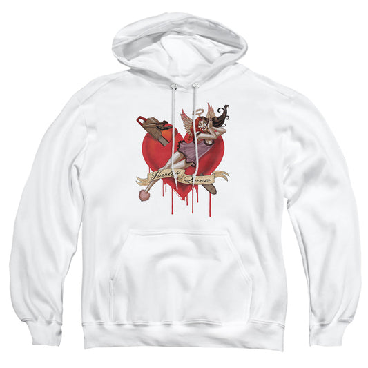 Batman Perfect Angel Mens Hoodie White