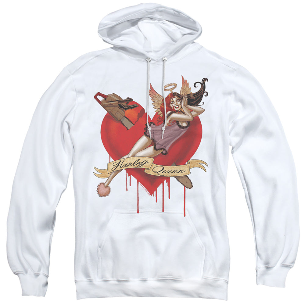 Batman Perfect Angel Mens Hoodie White
