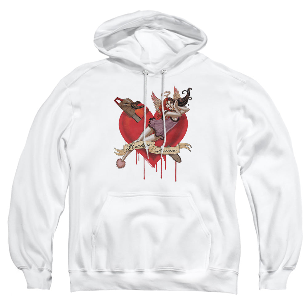 Batman Perfect Angel Mens Hoodie White