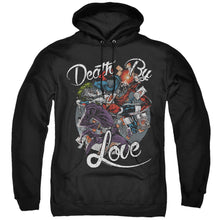 Load image into Gallery viewer, Batman Death By Love Mens Hoodie Black
