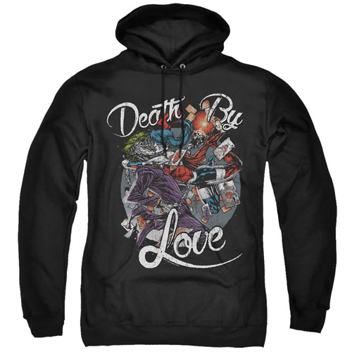 Batman Death By Love Mens Hoodie Black