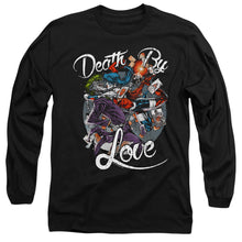 Load image into Gallery viewer, Batman Death By Love Mens Long Sleeve Shirt Black
