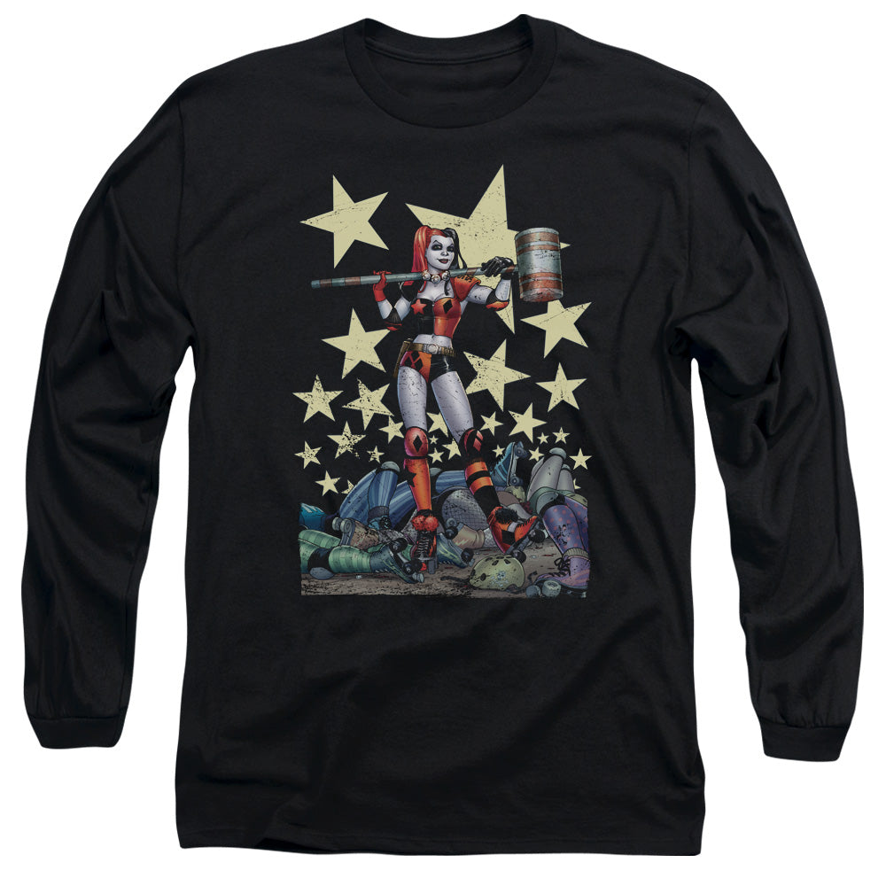 Batman Hammer Time Mens Long Sleeve Shirt Black