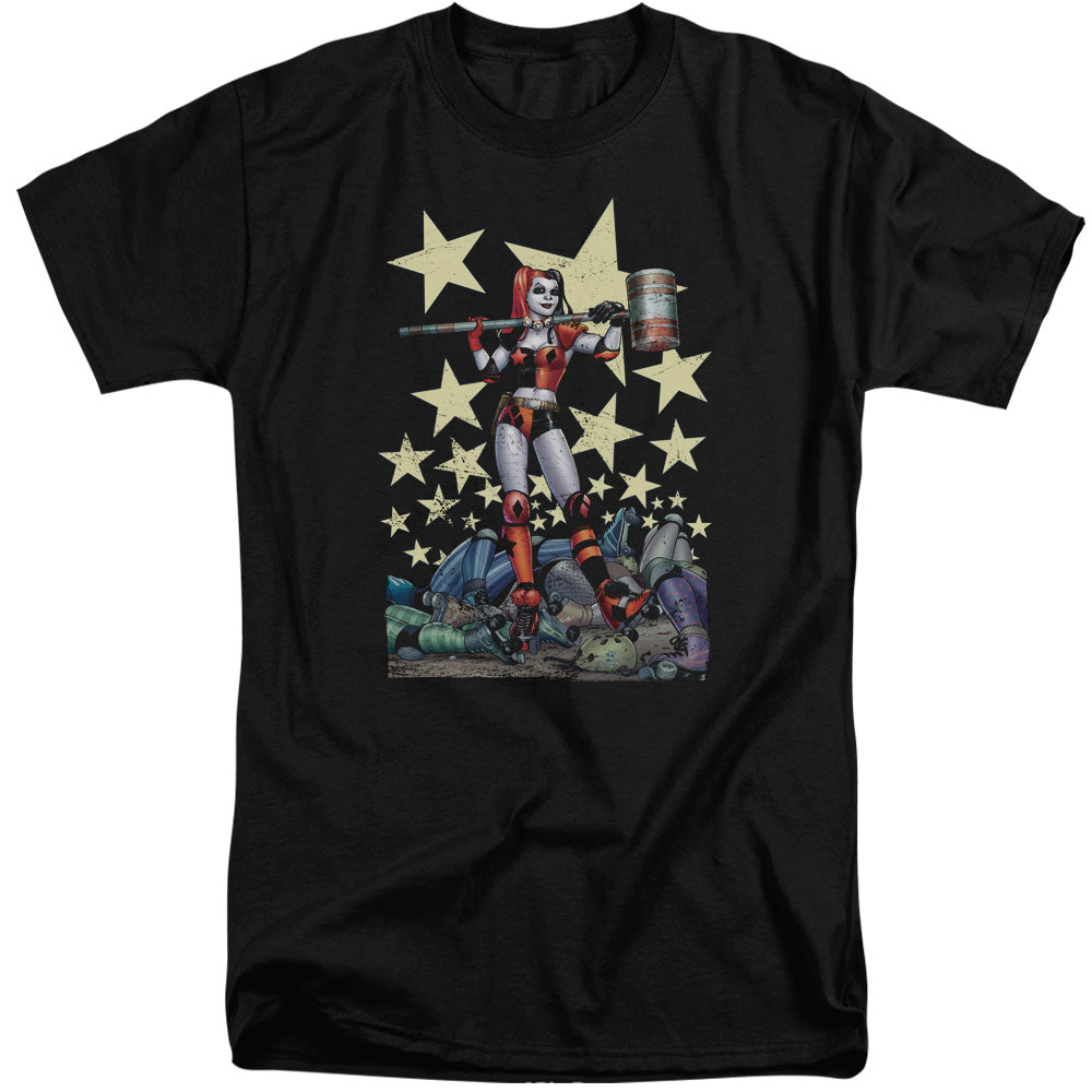 Batman Hammer Time Mens Tall T Shirt Black