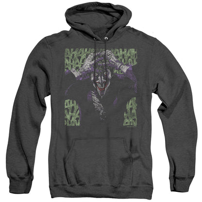 Batman Insanity Heather Mens Hoodie Black