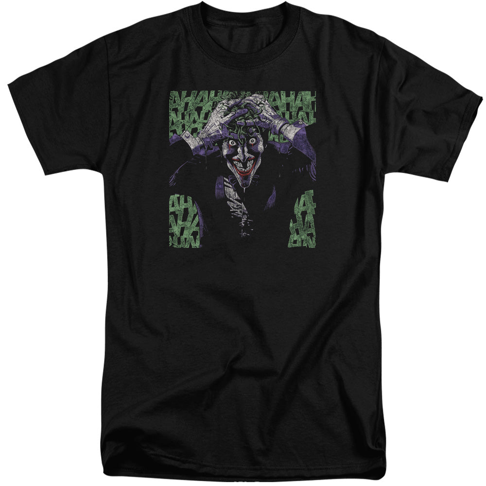 Batman Insanity Mens Tall T Shirt Black