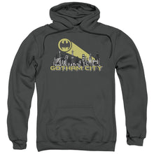 Load image into Gallery viewer, Batman Gotham Skyline Mens Hoodie Charcoal
