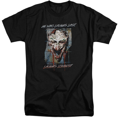 Batman Just For Laughs Mens Tall T Shirt Black