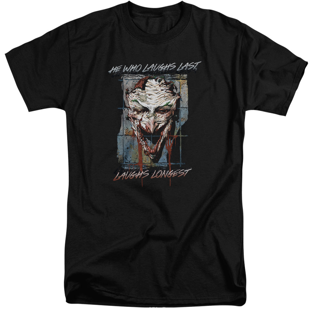 Batman Just For Laughs Mens Tall T Shirt Black