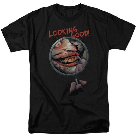 Batman Looking Good Mens T Shirt Black