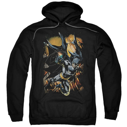 Batman Grapple Fire Mens Hoodie Black