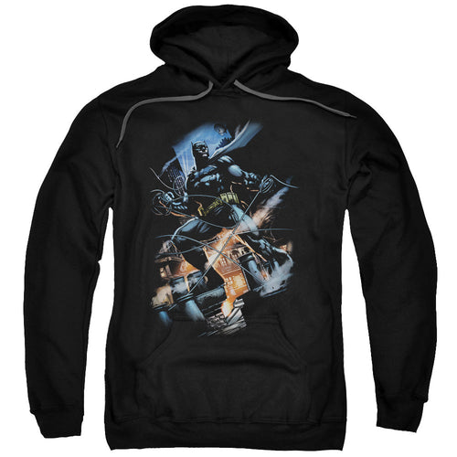 Batman Gotham Knight Mens Hoodie Black