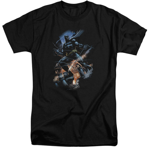 Batman Gotham Knight Mens Tall T Shirt Black
