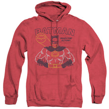 Load image into Gallery viewer, Batman Ready For Action Heather Mens Hoodie Red
