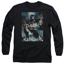 Load image into Gallery viewer, Batman Fighting The Storm Mens Long Sleeve Shirt Black
