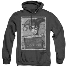 Load image into Gallery viewer, Batman Harley Inmate Heather Mens Hoodie Black
