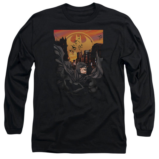 Batman Always On Call Mens Long Sleeve Shirt Black