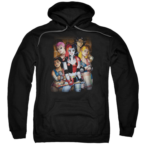 Batman Bad Girls Mens Hoodie Black